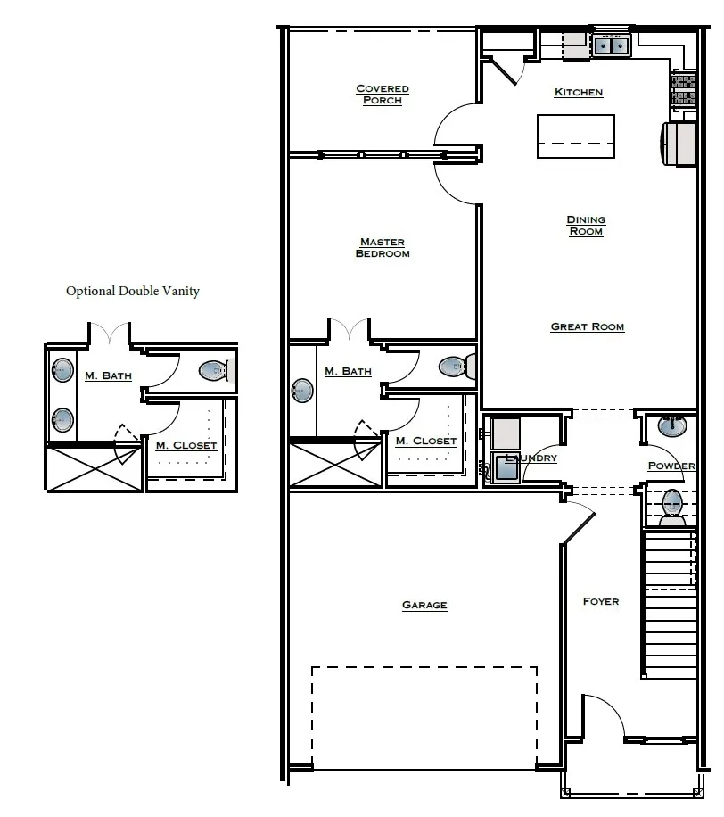 Auburn Farms Townhome - Lot 24 - First Floor