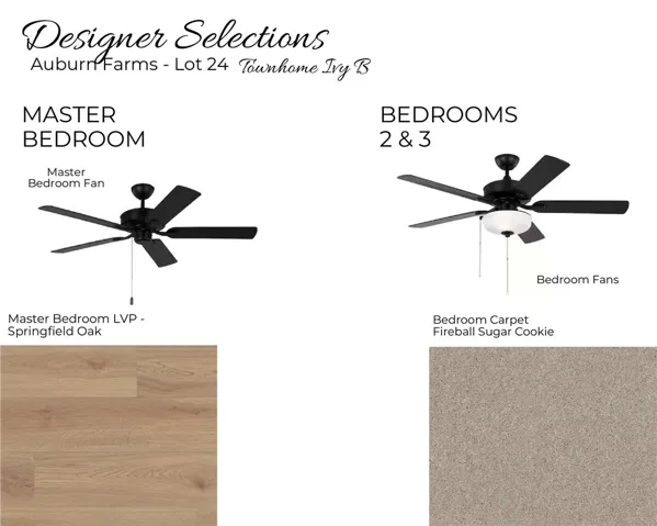 Auburn Farms Townhome Unit 24 - Primary Bedroom