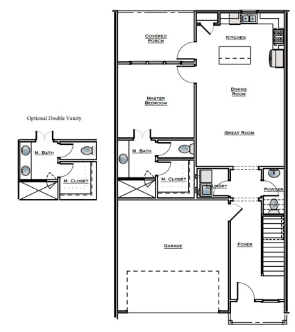 Auburn Farms Townhome - Lot 24 - First Floor