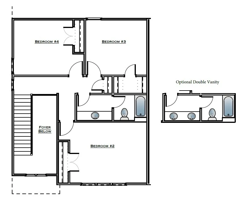 Auburn Farms Townhome Lot 26 - Eden A - Second Floor - All plans, pricing and specifications are subject to change without notice.