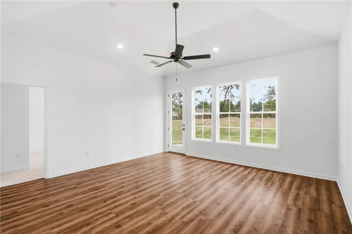The Trace plan by Holland Homes LLC on lot 104. All plans, pricing, and specifications are subject to change without notice.