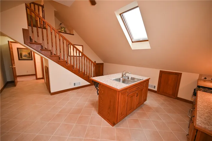 Second kitchen connects to the bonus room