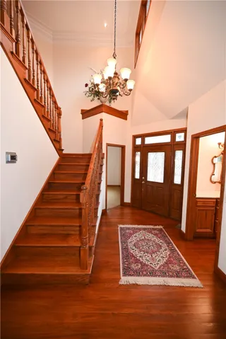 grand two story entry!