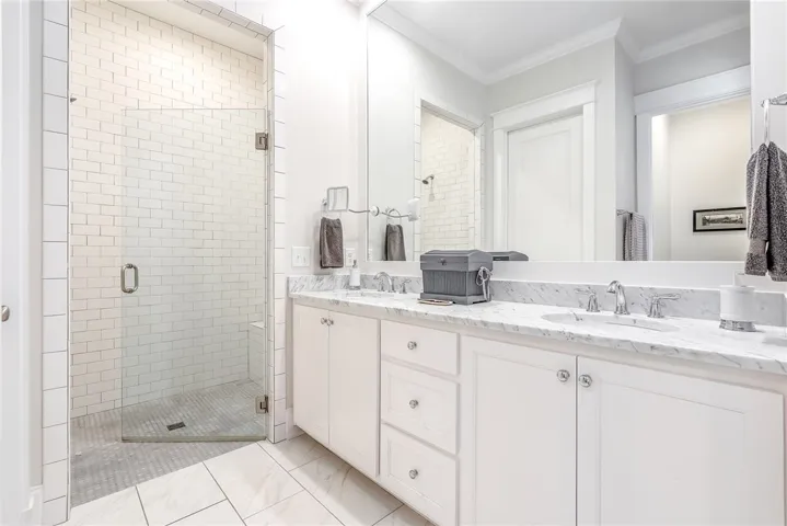 zero entry custom shower