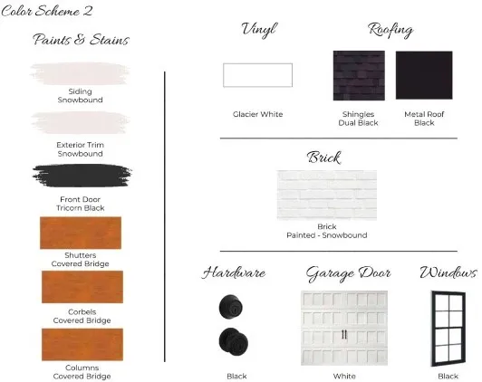 Auburn Farms Lot 46 Exterior Color Scheme 2