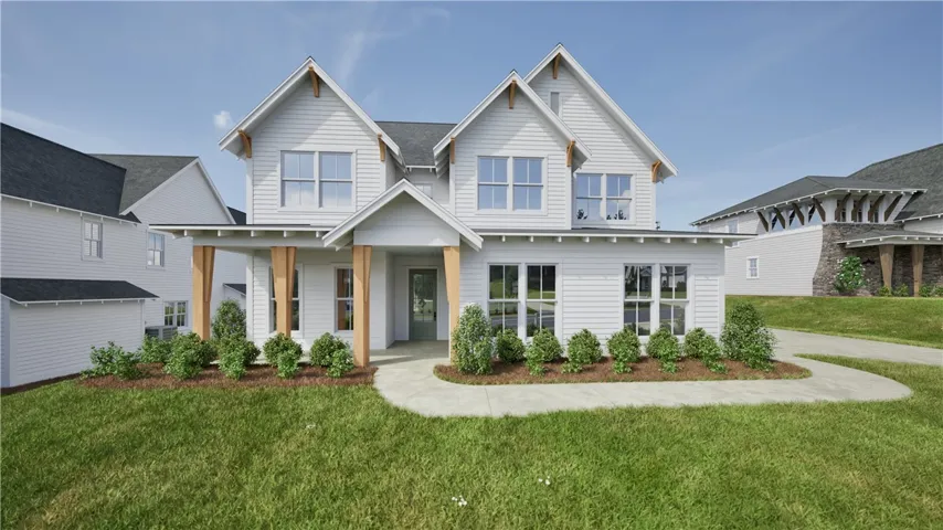 Rendering of The Hayes A in Auburn Farms lot 8