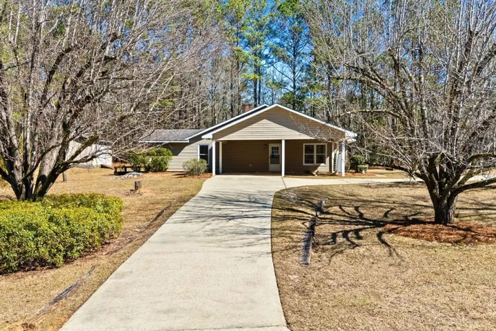 Side entrance to carport