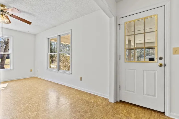 Entrance from carport