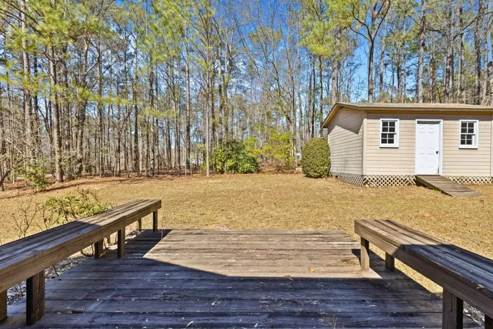 Deck and shed