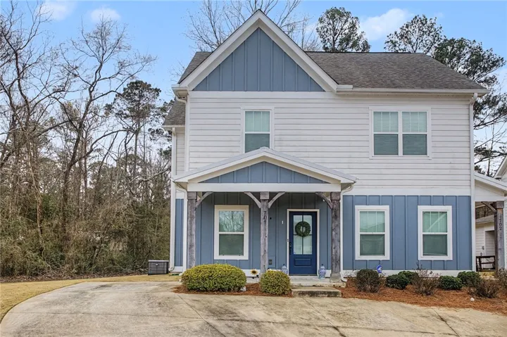 704 Northern Village Ct is the left side of the attached Townhouse Unit, with the front porch