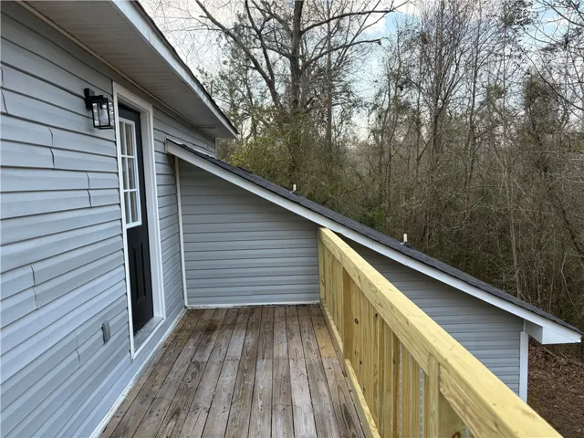 Balcony just off primary suite