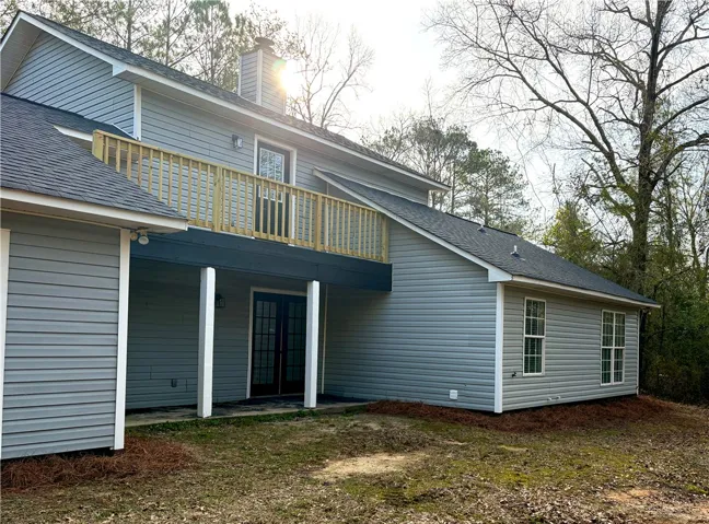 back view of home