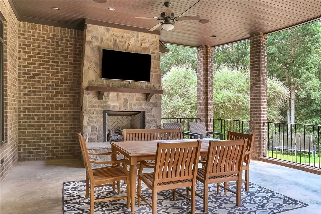 Main Level back porch