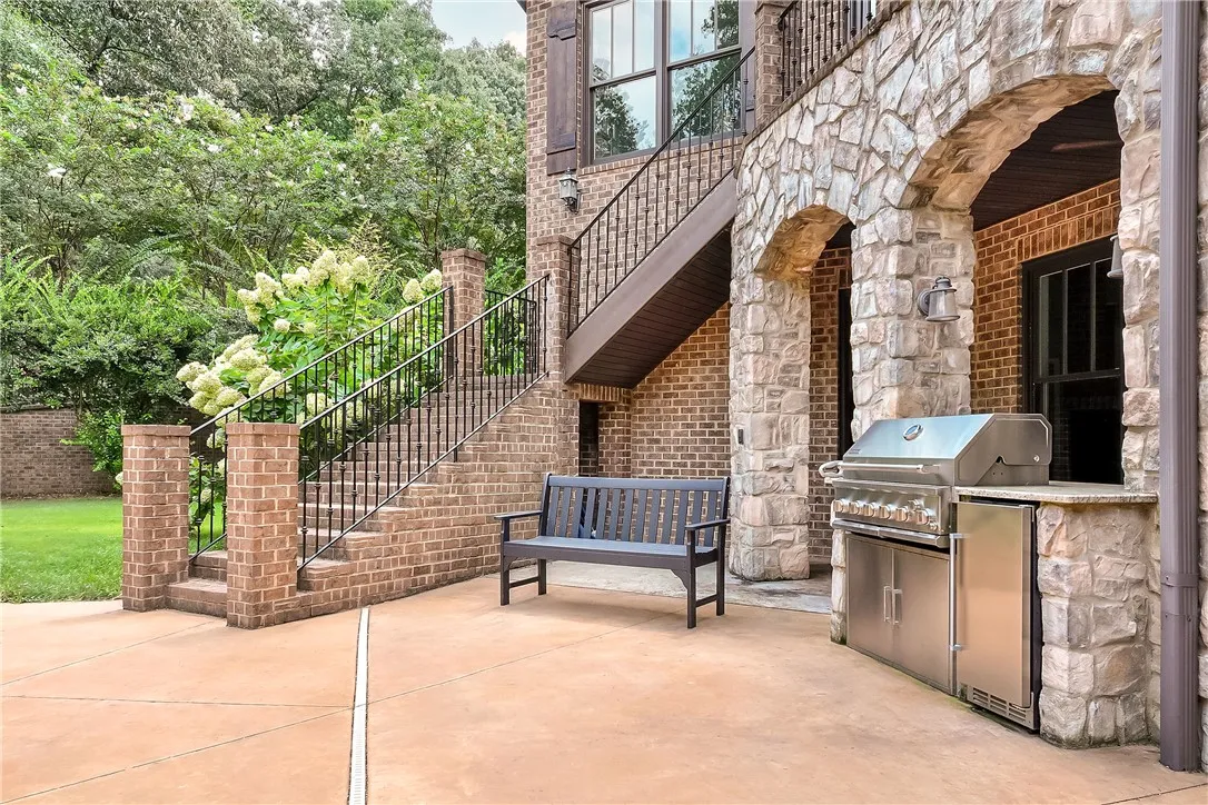 Rear Grilling area