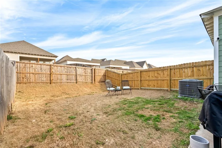 Manageable yard space for buyers wanting lower-maintenance living.
