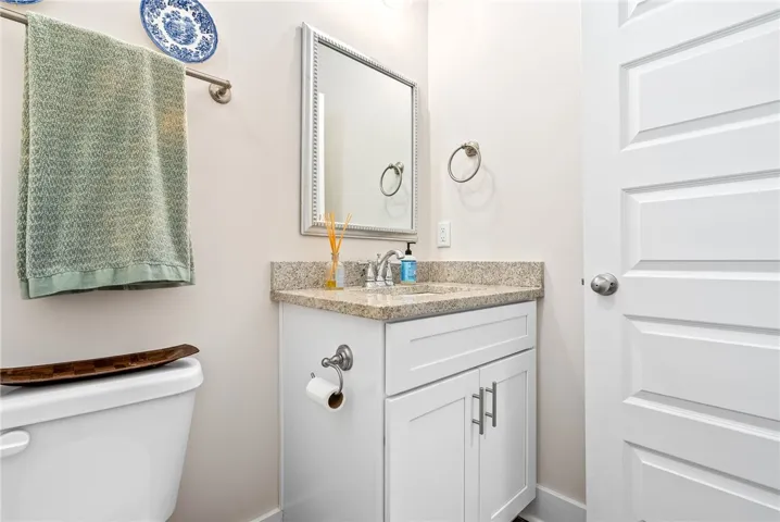 Two full bathrooms add convenience and functionality.