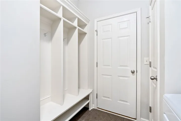 The Laundry Room features a convenient built-in 