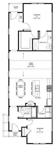 Firefly exterior townhome unit by Holland Homes LLC. All plans, pricing, and specifications are subject to change without notice.