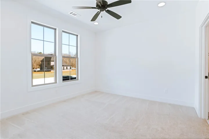 Primary Bedroom - Example of a completed Exterior Unit Townhome