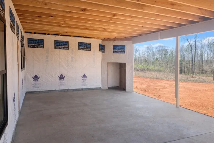 View of back porch