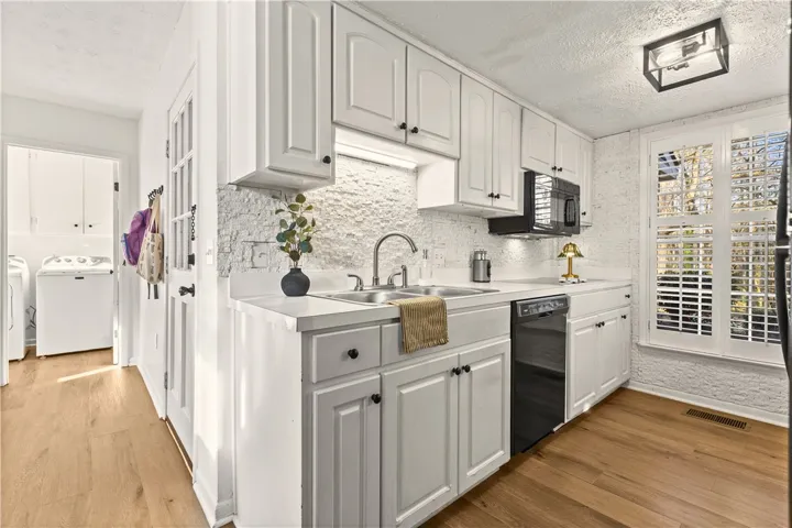 European-inspired kitchen space - more natural light! (Also a few updated appliances & under cabinet lighting)