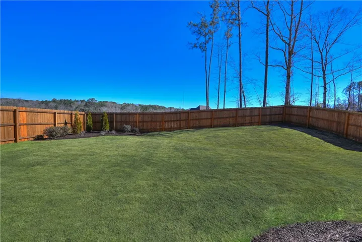 Fully fenced in yard.