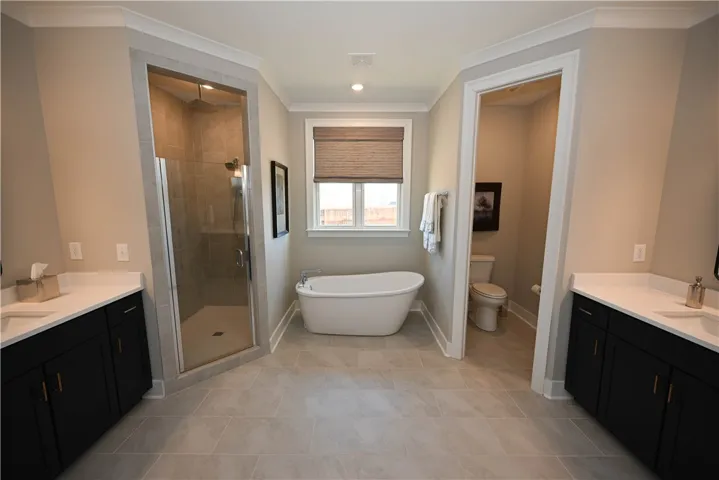 Primary  bathroom.