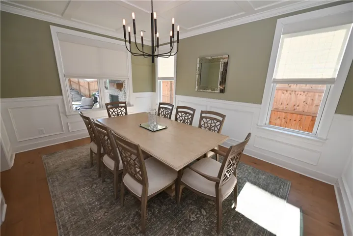 Formal dining room.