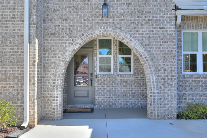 Arches leading up to this magnificent home.