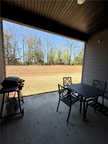 Rear covered patio