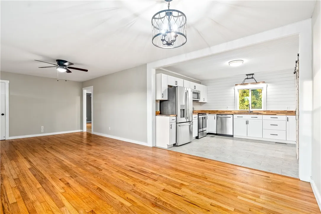 Open concept. with separate dining area if desired
