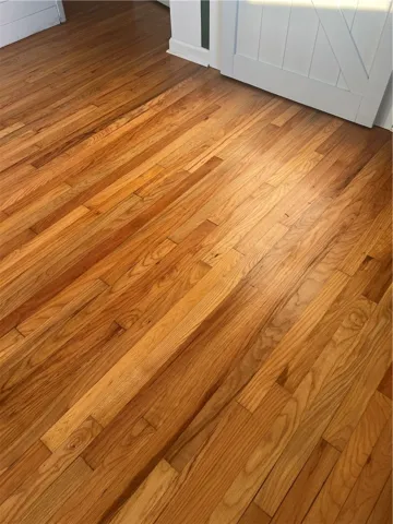 Beautiful refinished flooring
