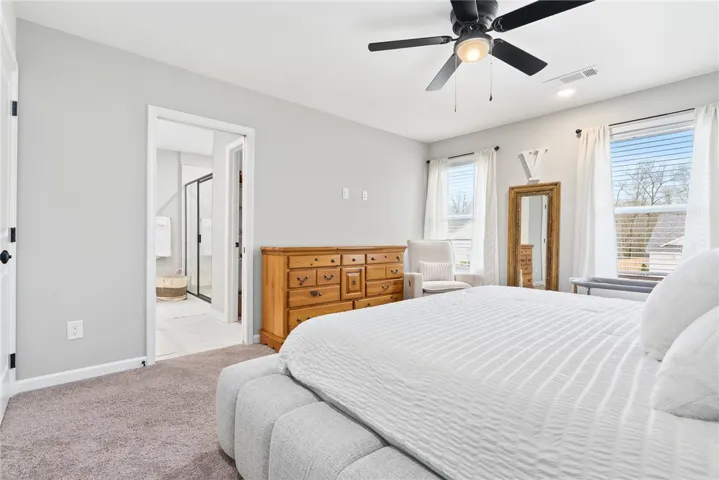 Primary bedroom with large en-suite