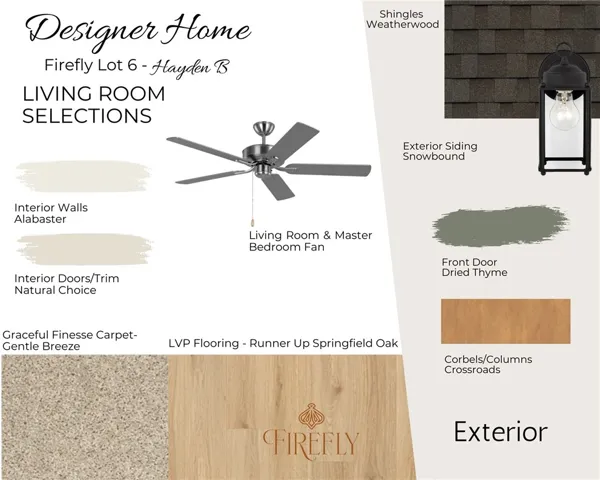 Living Room & Bedroom Selections