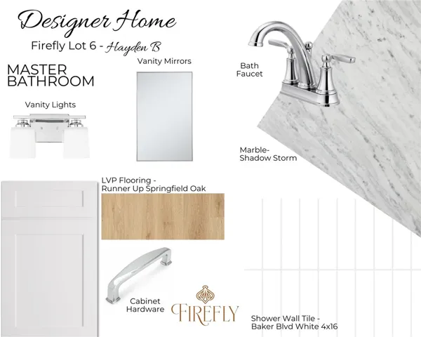 Primary Bathroom Selections