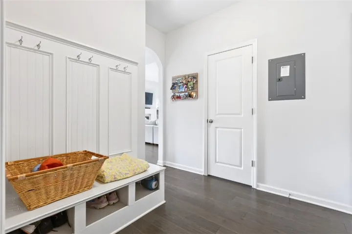 drop zone and powder room 
