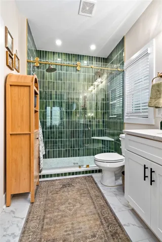 Stunning upgraded primary shower