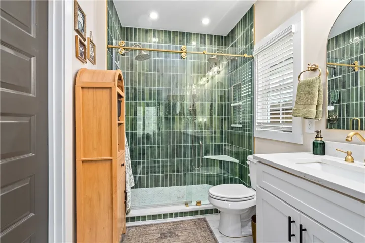 Stunning upgraded primary shower