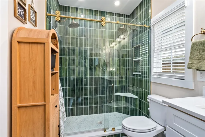 Stunning upgraded primary shower