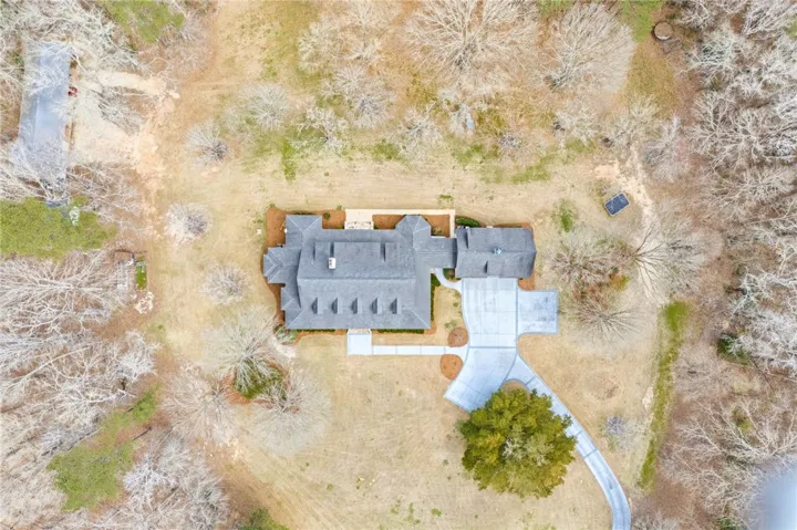Birds eye view of home
