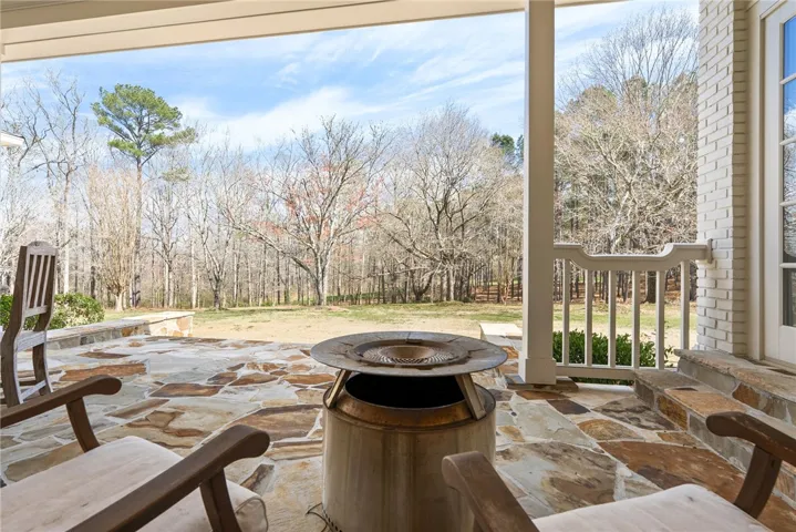 View from back patio