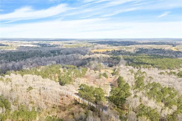 Aerial view of property