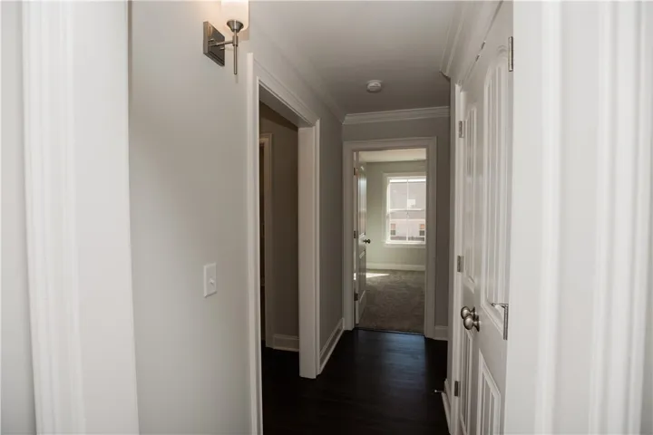 (ORIGINAL CONSTRUCTION PHOTOS)
Hallway to bedrooms