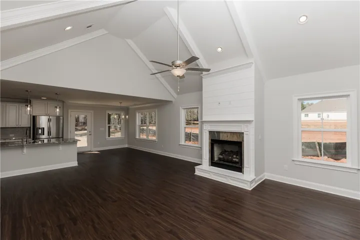 (ORIGINAL CONSTRUCTION PHOTOS)
Living Room/kitchen/dining