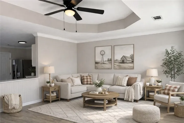 Living Room Virtually Staged