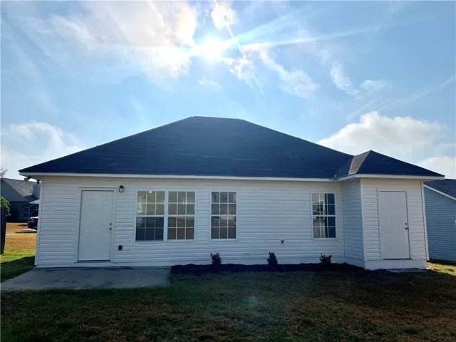 Back of house - Storage Closet on far right
