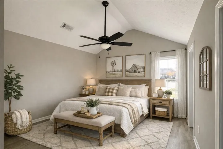 Master Bedroom Virtually Staged