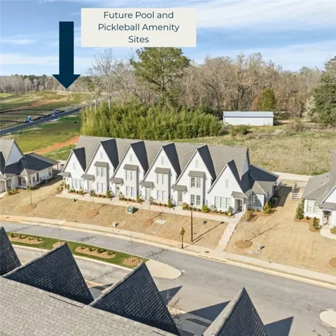 Location of future pool and pickleball