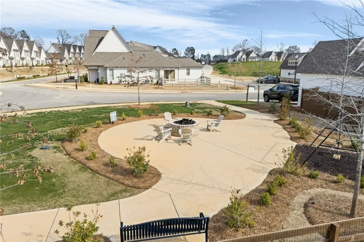 Community fire pit just steps away!