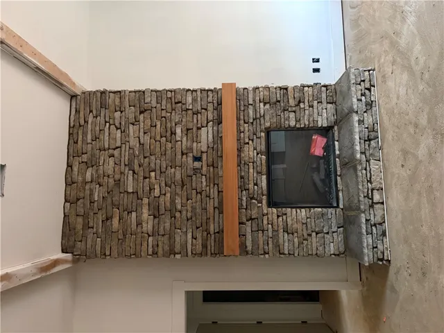 Family room fireplace